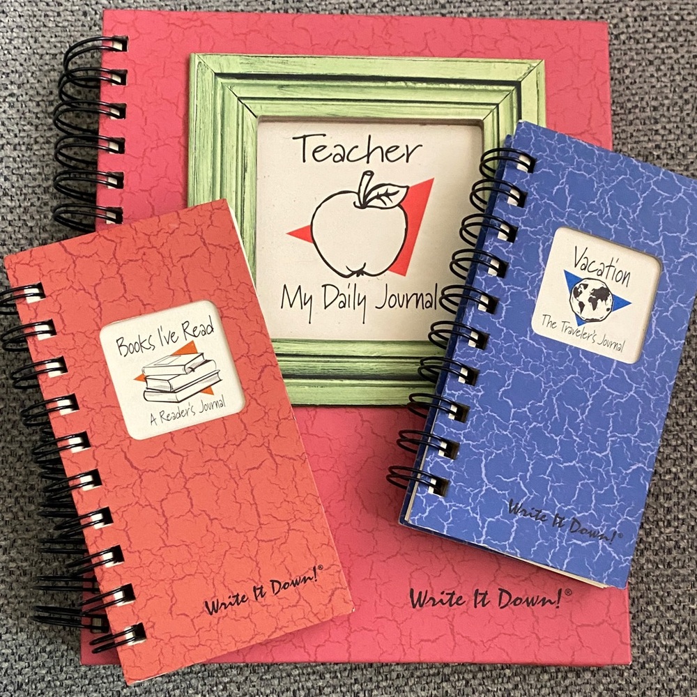Colorful Spiral-Bound Journals Set